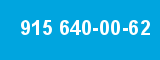 915 640-00-62